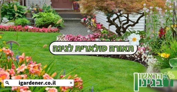 תאורה סולארית לגינה